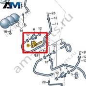 Держатель клапана VAG 07L131157G