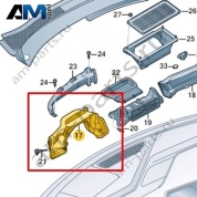 Воздуховод Volkswagen id3 2020-2024 10B819633