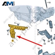 Направляющая Audi A6 (C8) 2019-2024 4K5807454
