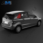 Стекло заднее правое неподвижное A1696701012 на Мерседес B-class W245