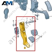Педаль тормоза Volkswagen id-Buzz 2023-2024 1N3723151A