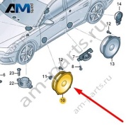 Низкочастотный динамик Audi A6 (C8) 2019-2024 4K0035302