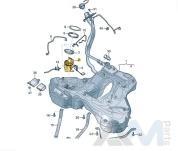 Модуль подачи топлива Audi A6 (C8) 3.0TFSI 4K0919087P