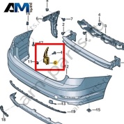Направляющая Volkswagen Jetta VII 2020-2024 17A807454