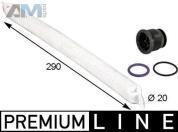 Осушитель кондиционера AD93000P (MAHLE/KNECHT) для  Skoda Octavia A7 рестайлинг 1.8TFSI