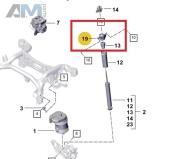 Опора заднего амортизатора PAB513353A для Porsche Cayenne (2017-2024)
