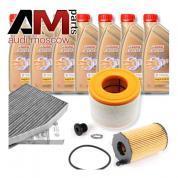 Набор ТО-1_3 для Ауди А6 (C6) 3.0TDI (163_232 л.с.) с маслом Castrol 5W30 (504_507)