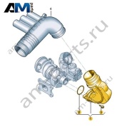 Впускной патрубок VAG 04E129656AQ