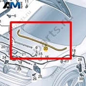 Уплотнитель капота сзади Volkswagen T-Roc Cross 2019-2024 2GM823723