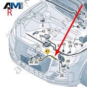Трос капота Audi Q2 2017-2024 81A823656
