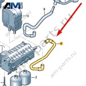 Воздушный трубопровод Audi A6 (C8) 2019-2024 4K1819588