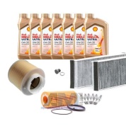 Комплект фильтров для ТО-1/3 Audi A6 (С6) 3.2FSI с маслом Shell 0W30