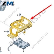Держатель Audi A8 (D4) 2014-2017 4H0907390