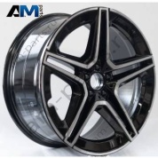 Литой диск задний R21 черный глянец Mercedes GLS-class X167 A16740174007X23