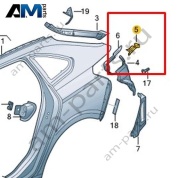 Упорный уголок Volkswagen Taigo 2022-2024 2G7813394