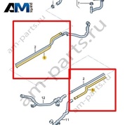 Трубопровод системы охлаждения Volkswagen id3 2020-2024 1EA121064