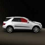 Стекло передней двери правое Mercedes ML W164 A1647251010