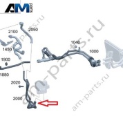 Сдвоенный шланг к отопителю на Mercedes W223 AMG S63 (M177) A2238307603