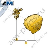 Модуль подушки безопасности руля 4CG880201D6PS для Ауди Q6 2022-2026