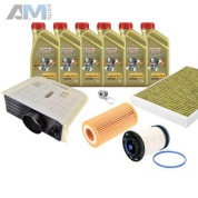 Комплект неоригинальных фильтров и моторное масло LL3 5W30 504/507 для ТО-2/4 SQ7 TDI