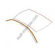 Оригинальная накладка крыши правая Audi A5 (8T) Coupe 8T0853704F2ZZ