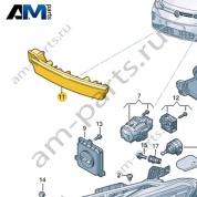 Планка подсветки Volkswagen id4/id5 2021-2024 11A941654