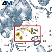 Штуцер VAG 06M133380A