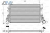Интеркулер VALEO (818339) на Volkswagen Tiguan I рестайлинг 2.0 дизель