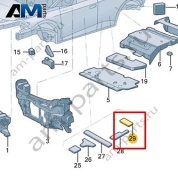 Шумоизоляция Volkswagen id4/id5 2021-2024 11A864286