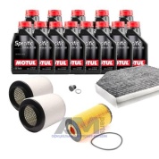 Набор ТО-1/3 для Ауди А8 6.3 W12 FSI (700 л.с.) с маслом Motul 5W30
