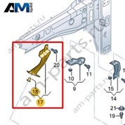 Распорка Volkswagen T-Roc 2018-2024 2GA821135