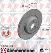 Задние тормозные диски ZIMMERMANN (150.2964.20) для BMW X4 (G02) M40dX