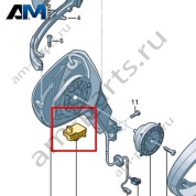 Плафон подсветки порога Volkswagen id3 2020-2024 10C945301