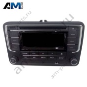 Головное устройство Stereo-CD-MР3 со слотом для карт SD иUSB-Разъемом Skoda Rapid 2013-2022 6RF035184