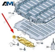 Защита днища Audi Q8 e-tron 2024-2024/Audi e-tron 2019-2023 4KE915223B