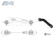 Поперечный левый рычаг (185551) Febi для BMW 3 Серии (G20/21) 2018-2023