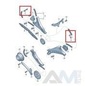 Планка успокоителя левой/правой цепи на Volkswagen Touareg III (2018-2023) 3.0TFSI 079109470