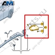 Крепежная рамка Volkswagen id-Buzz 2023-2024 1T5880216A