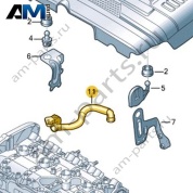 Вентиляционный патрубок VAG 06K103210D