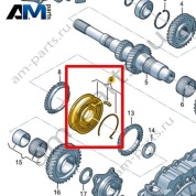 Ступица и муфта синхронизатора VAG 0A5311241H