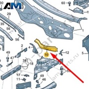 Траверса Audi Q7 (4M) 2016-2024 4M0802952B