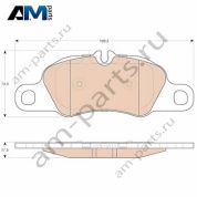 Передние тормозные колодки (TRW) GDB1990 для Porsche Boxster 2012-2016 III (981)