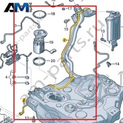 Вентиляционный патрубок Volkswagen T-Roc Cabrio 2020-2024 2GC201931
