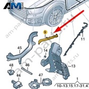 Канал для кабеля Audi Q7 (4M) 2016-2024 4M1971824B