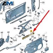 Газовый упор Audi A8 (D4) 2014-2017 4H6839845