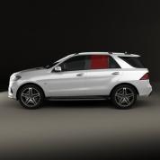 Стекло заднее левое A1667351910 Mercedes GLE W166