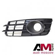 Оригинальная решетка ПТФ левая черная матовая Audi A7 (4G) 4G8807647AZDE