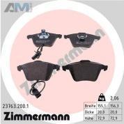 Передние тормозные колодки ZIMMERMANN 23763.200.1 Audi A8 (D3) 2002-2010