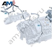 Вентиляционная трубка сепаратора справа для Mercedes W223 AMG S63 (M177) A1770108007
