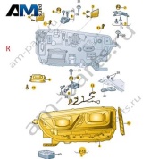 Светодиодная правая фара VAG 5E4941016B на Skoda 2019-2026